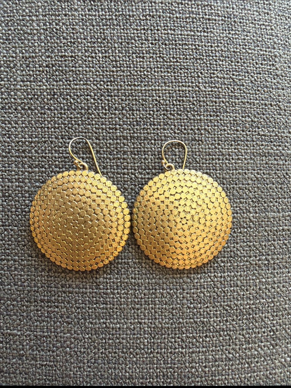 Gold earrings